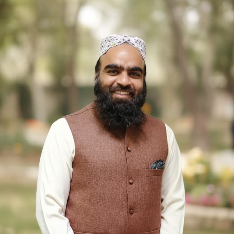 Portrait of Prof. Babar, Director of Academics